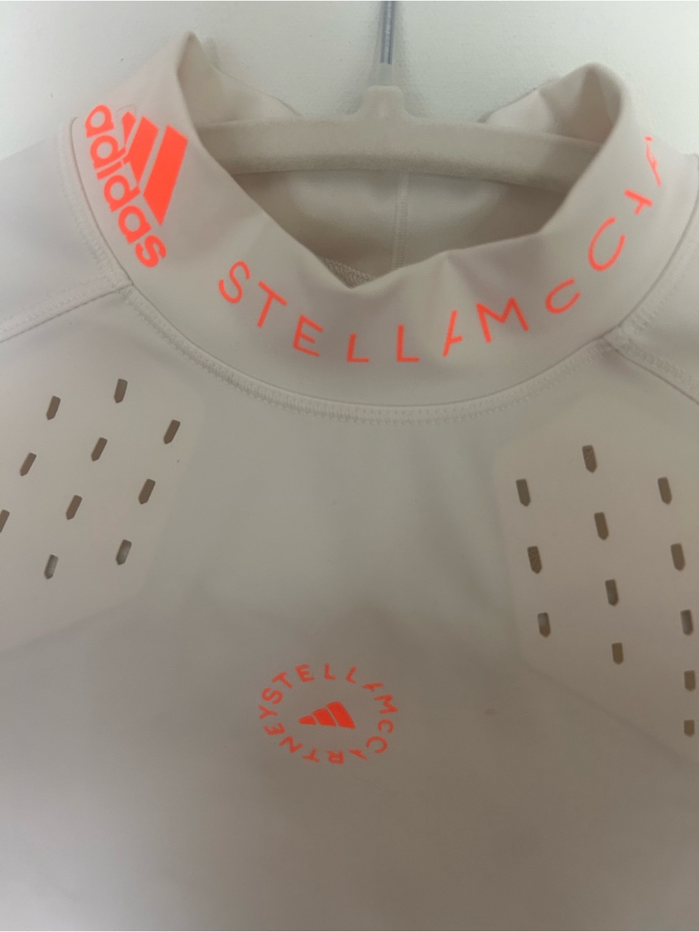 Adidas by Stella McCartney Long Sleeve Cut Outs Top Size Small